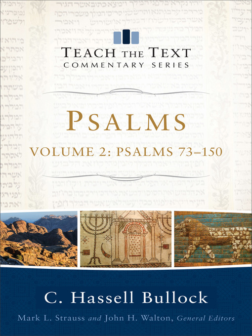 Title details for Psalms--Volume 2 by C. Hassell Bullock - Available
